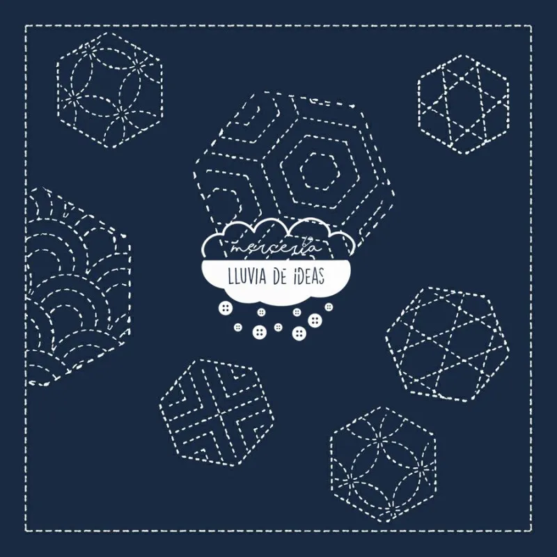 Tela Sashiko Seigaiha