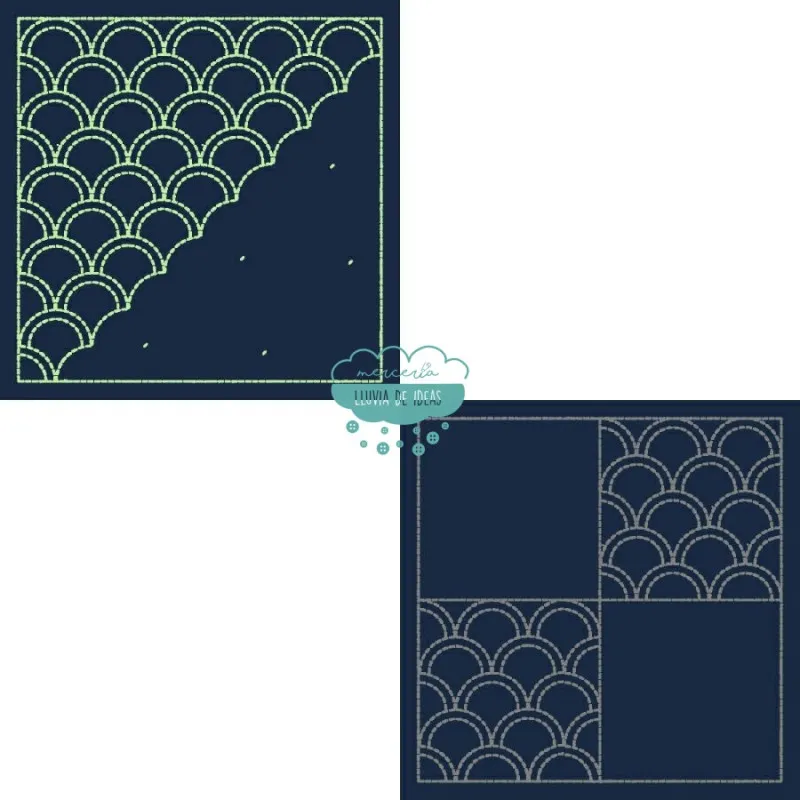 Tela Sashiko Seigaiha