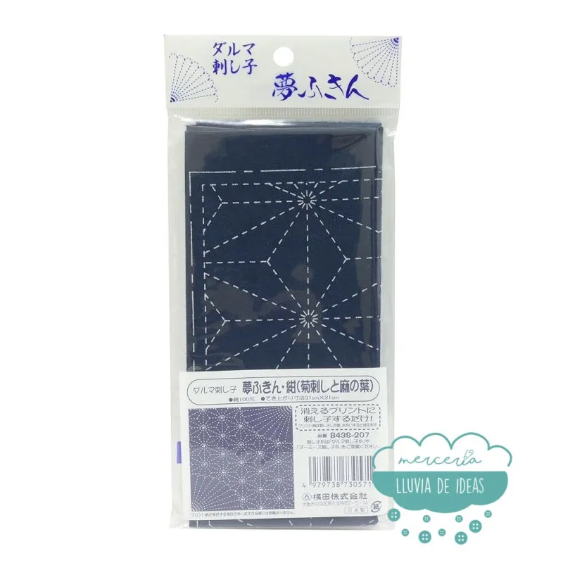 Tela Sashiko Crisantemo