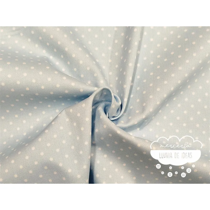 Piqué canutillo Stars Azul