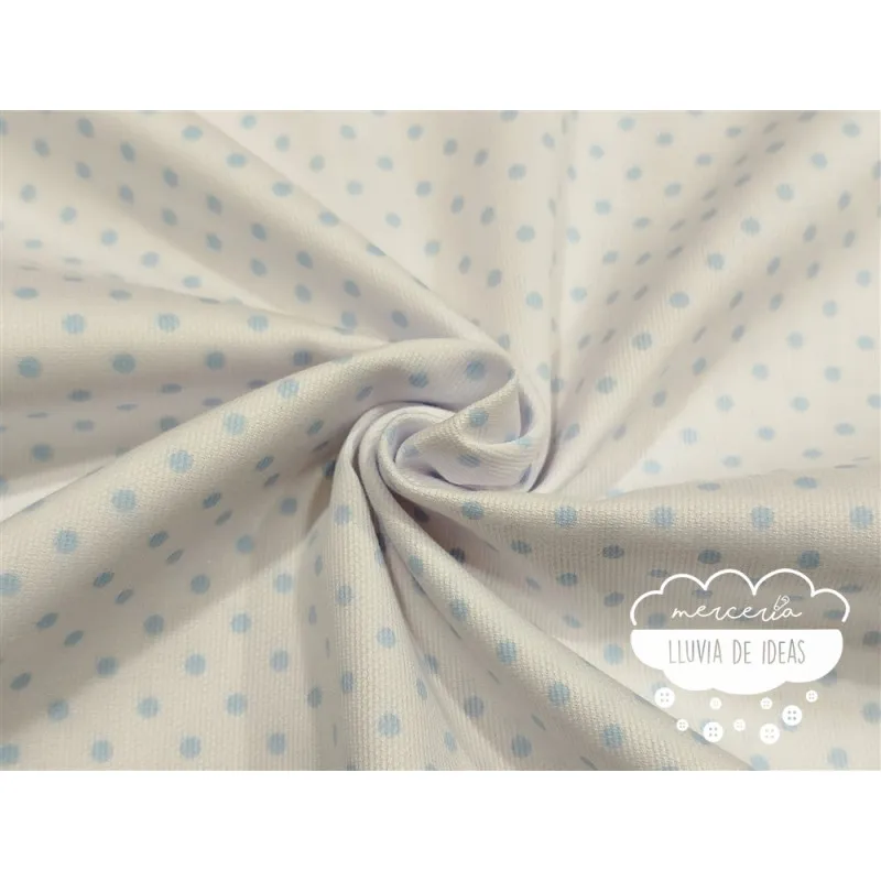 Piqué canutillo Stars Azul