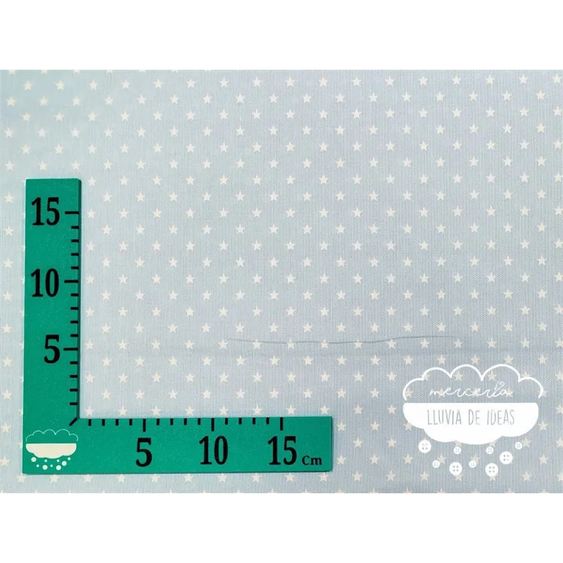 Piqué canutillo Stars Azul