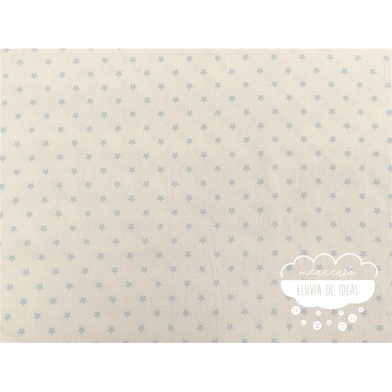 Piqué canutillo Stars Azul