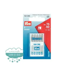 Agujas máquina de coser Stretch 130/705 nº75-90 - Prym