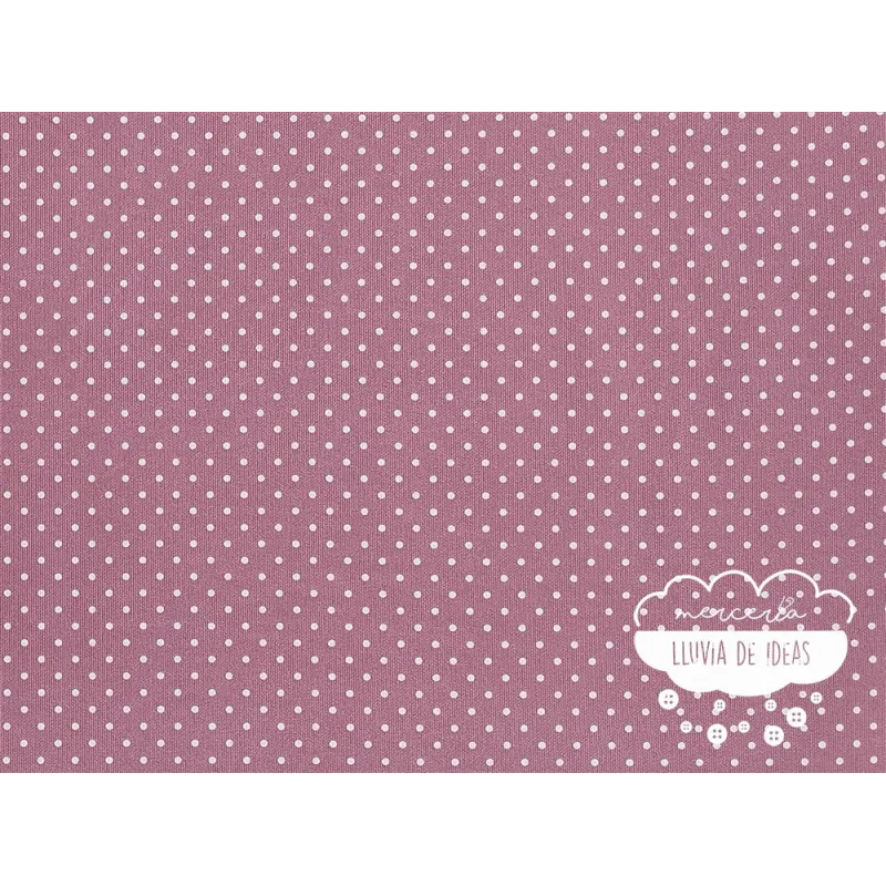 Piqué canutillo Stars Púrpura