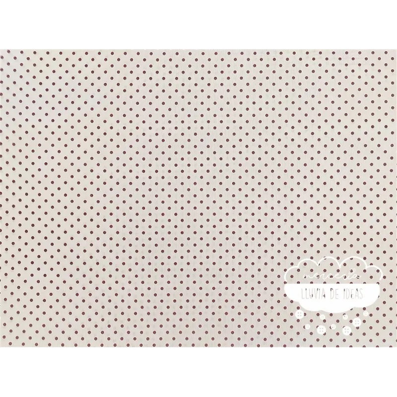 Piqué canutillo Stars Púrpura