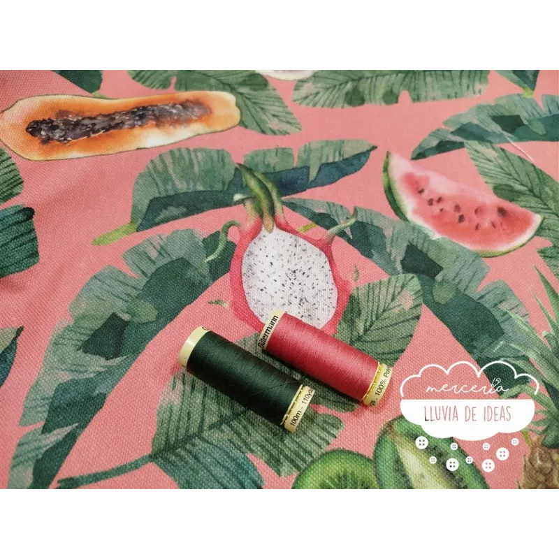 Half Panamá estampado Tropical