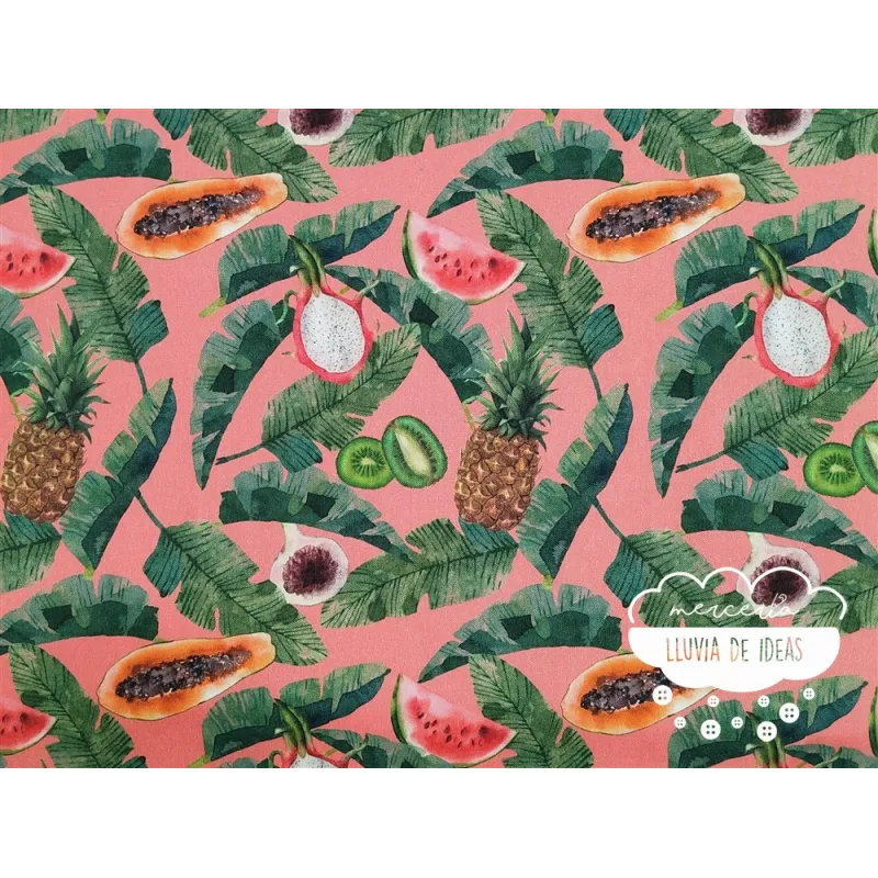 Half Panamá estampado Tropical