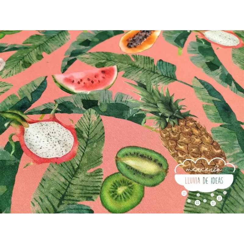 Half Panamá estampado Tropical