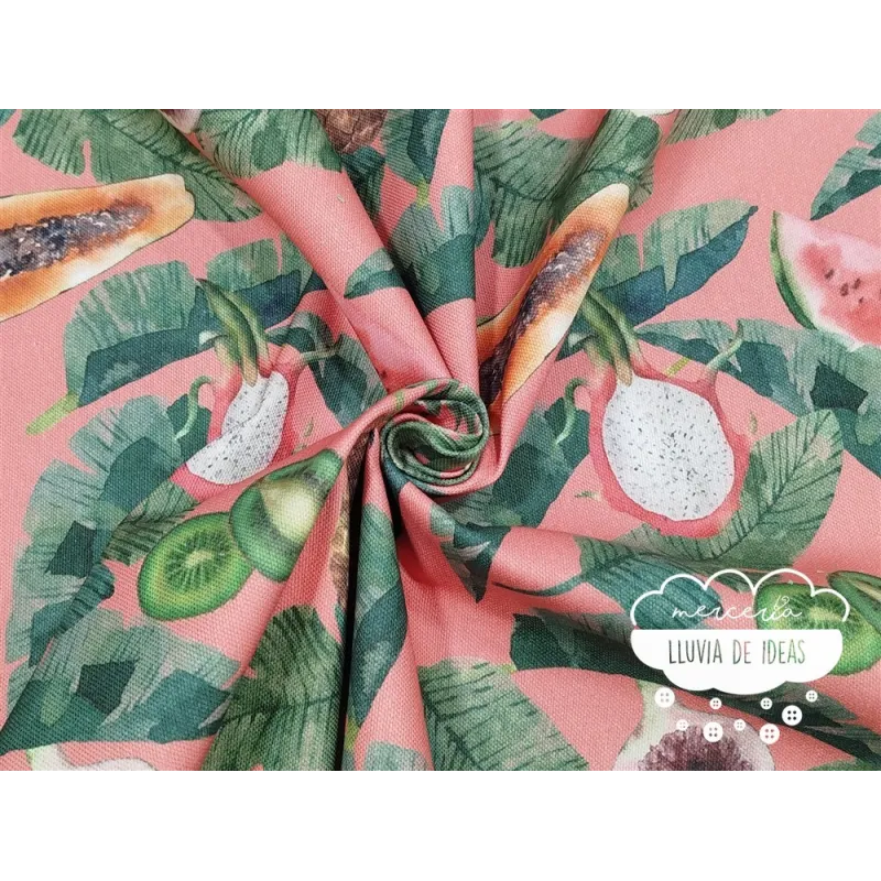 Half Panamá estampado Tropical