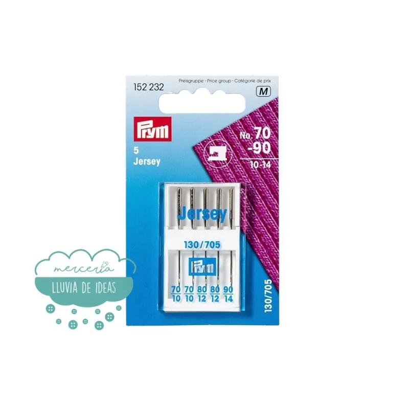 Agujas máquina de coser Jersey 130/705 nº70-90 - Prym Prym