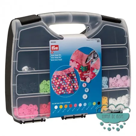 Maletín botones de presión o snaps con 300 unid. - Prym