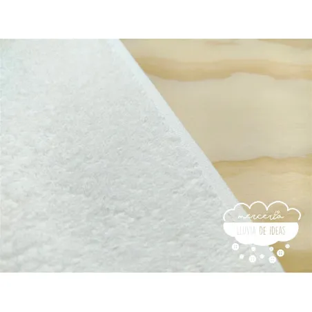 Rizo toalla blanco