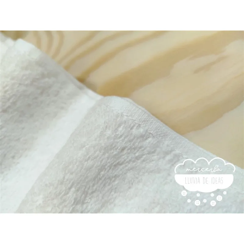 Rizo toalla blanco