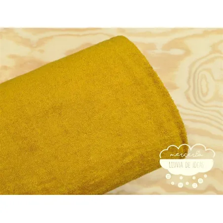 Rizo toalla mostaza
