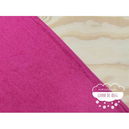 Rizo toalla fucsia