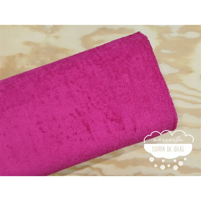 Rizo toalla fucsia
