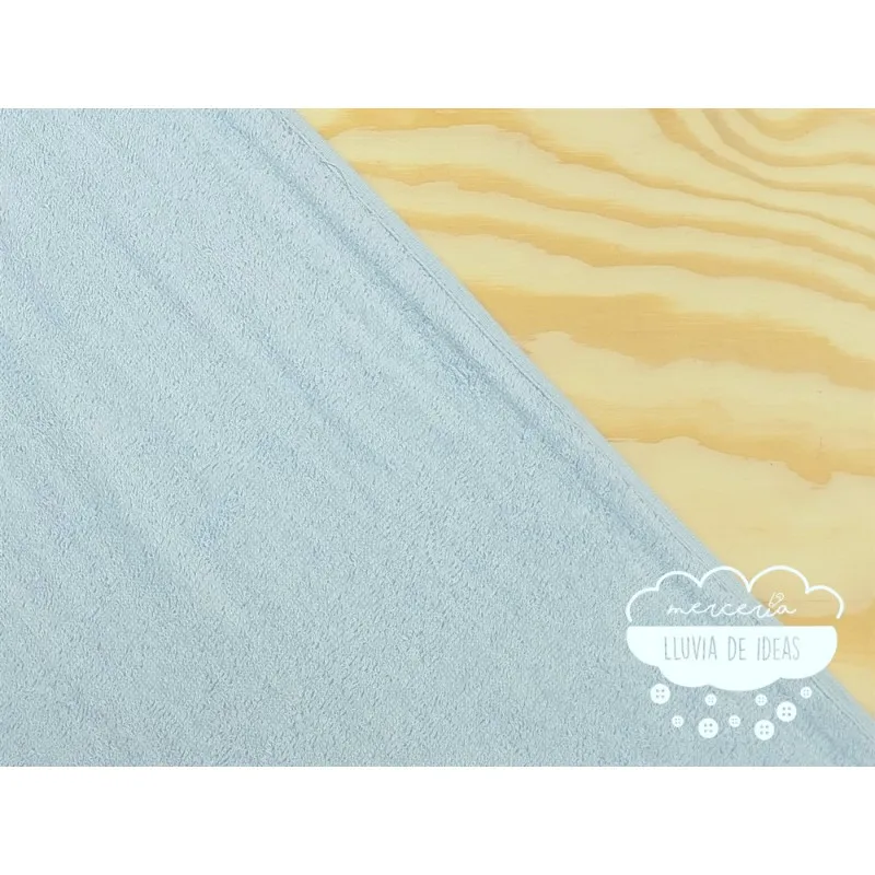 Rizo toalla azul bebé