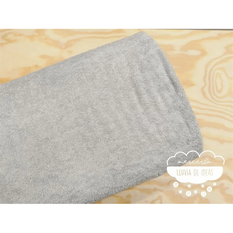 Rizo toalla gris claro