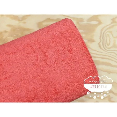 Rizo toalla coral