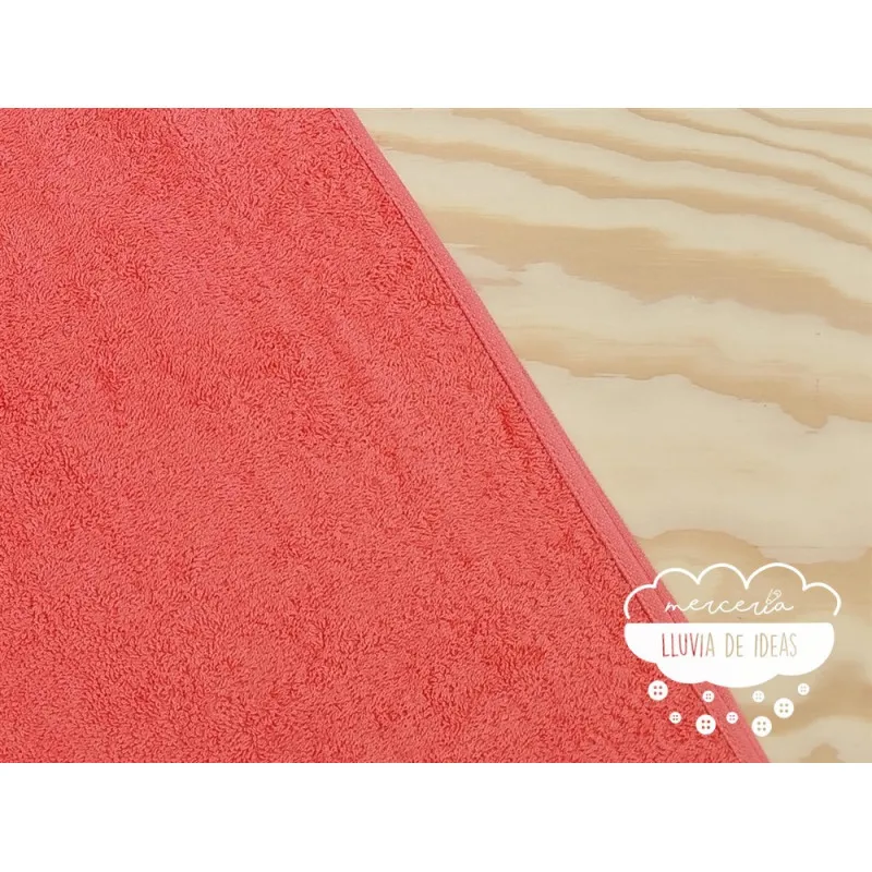 Rizo toalla coral