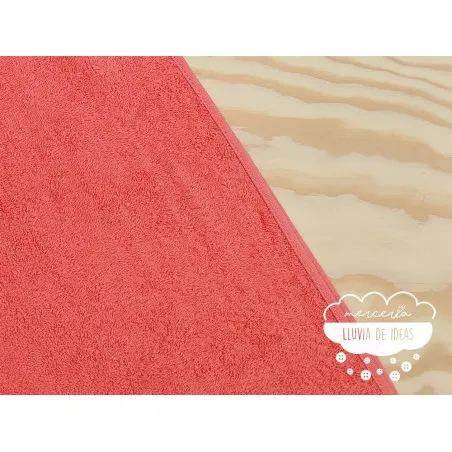 Rizo toalla coral