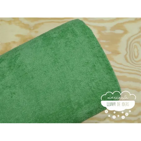 Rizo toalla verde manzana
