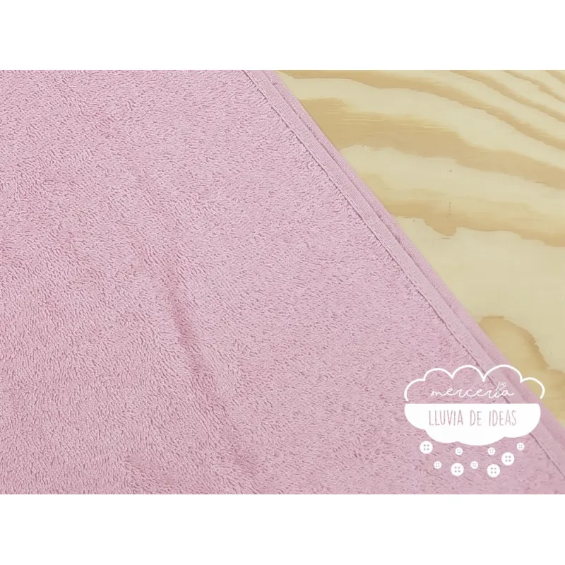 Rizo toalla rosa subido