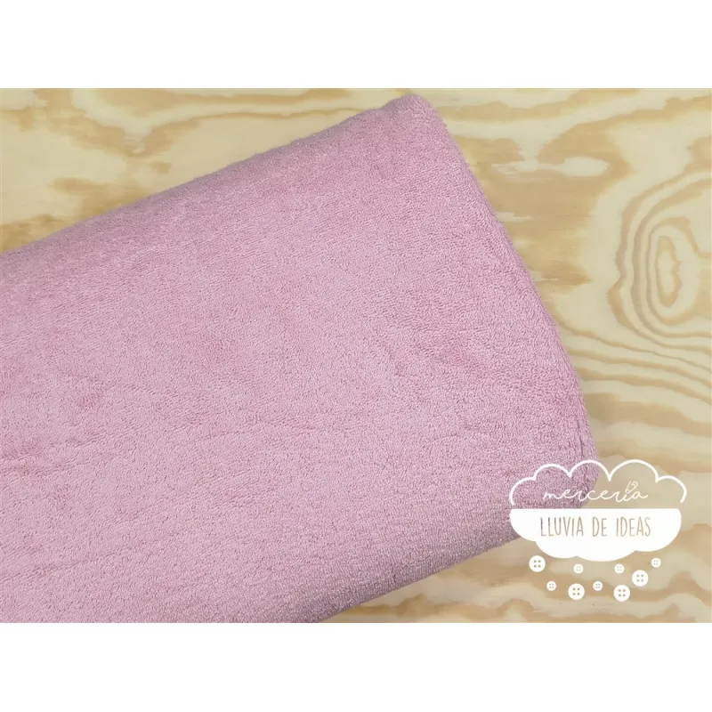 Rizo toalla rosa subido