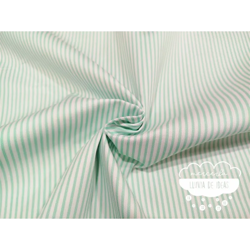 Piqué canutillo Stars Verde agua