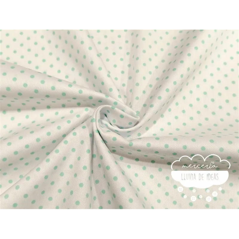 Piqué canutillo Stars Verde agua