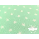 Piqué canutillo Stars Verde agua