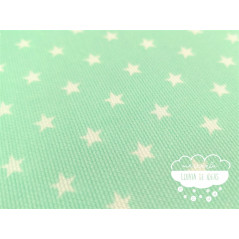 Piqué canutillo Stars Verde agua