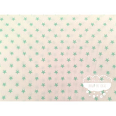 Piqué canutillo Stars Verde agua