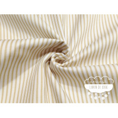 Piqué canutillo Stars Beige