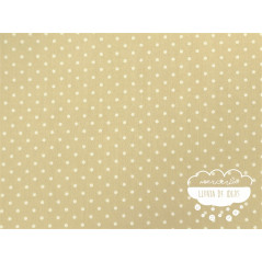 Piqué canutillo Stars Beige