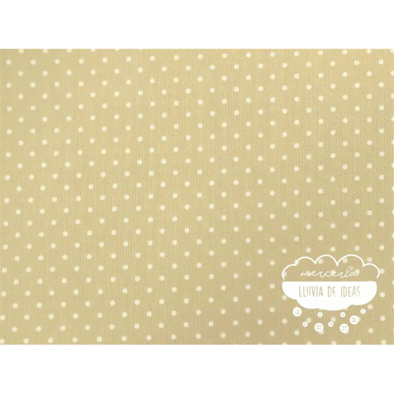 Piqué canutillo Stars Beige