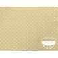 Piqué canutillo Stars Beige