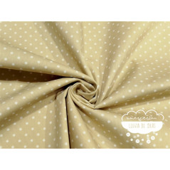 Piqué canutillo Stars Beige