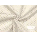 Piqué canutillo Stars Beige