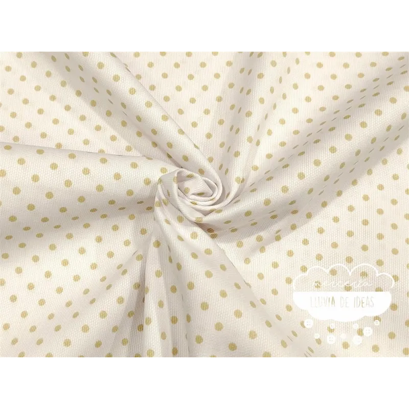 Piqué canutillo Stars Beige