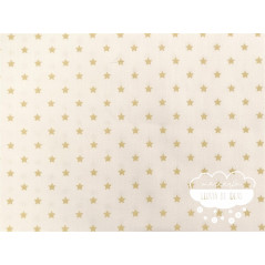 Piqué canutillo Stars Beige