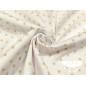 Piqué canutillo Stars Beige