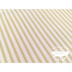 Piqué canutillo Stars Beige