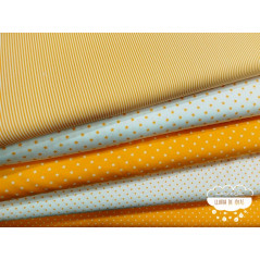 Piqué canutillo Stars Naranja