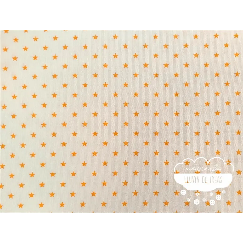 Piqué canutillo Stars Naranja