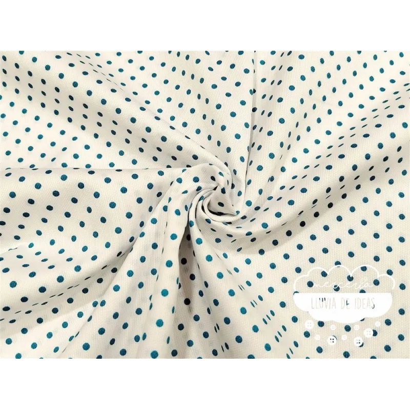 Piqué canutillo Stars Verde pato