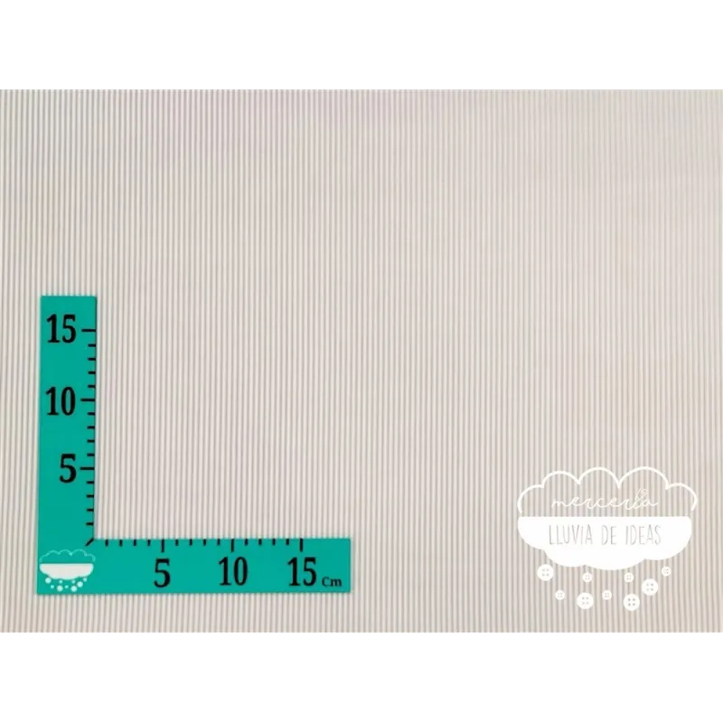 Piqué canutillo Stars Gris