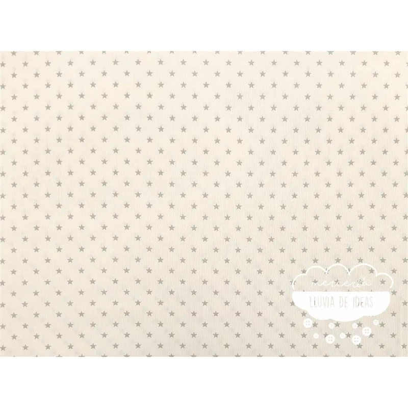 Piqué canutillo Stars Gris