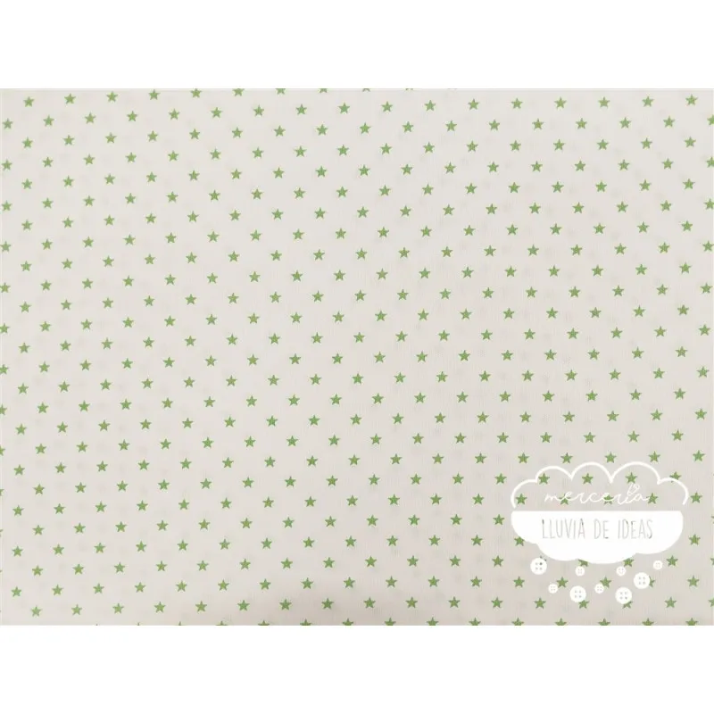 Piqué canutillo Stars Manzana